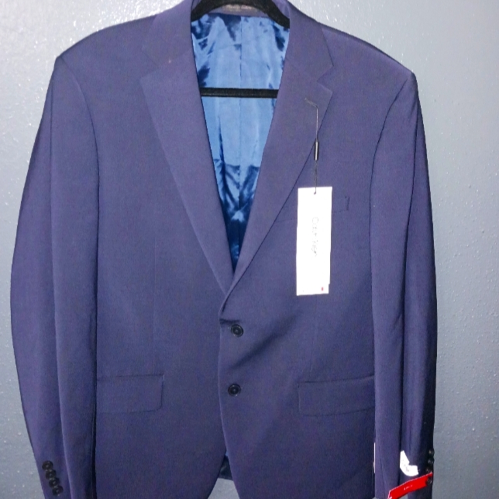 Calvin Klein Suit Jacket Navy Blue 44reg